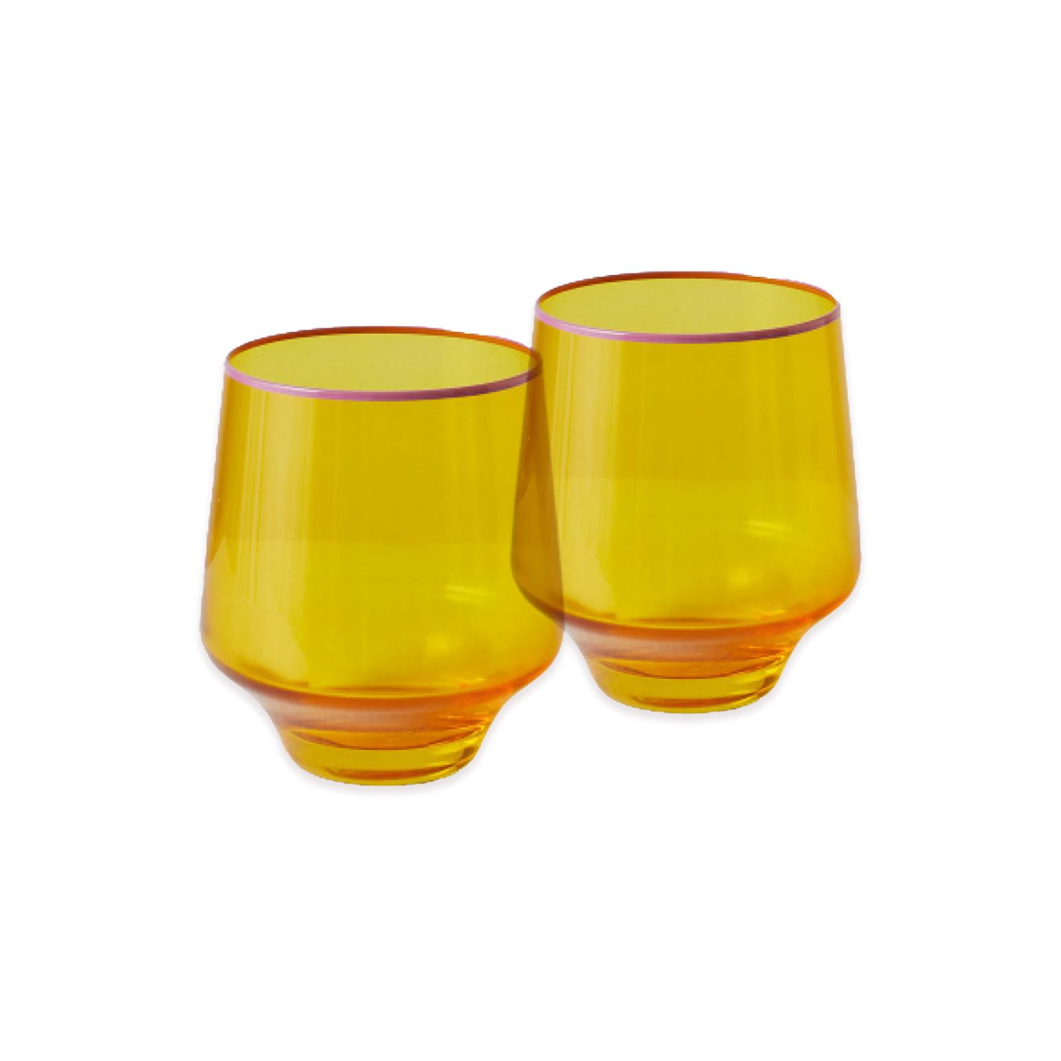 Kip&Co Tropical Punch Tumbler Glass 2P Set